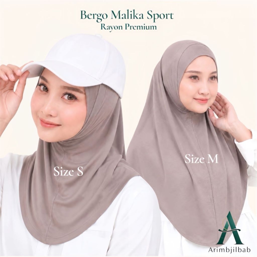 Hijab Instan Malika Dewasa/ Malika Size M/Hijab Instan Rayon Premium.Malika Dewasa