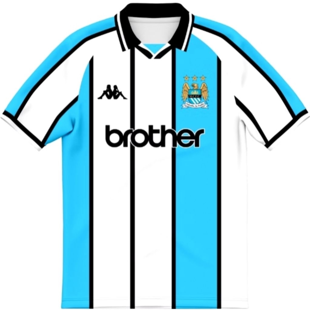 Jersey Retro Manchester City Fourth 1997/1998 Jersey Classic Vintage