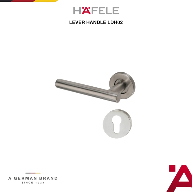 Hafele LDH02 LINE Gagang Pintu Rumah Lever Handle Stainless Steel SUS 304 Satin Matt Fire Resistant 