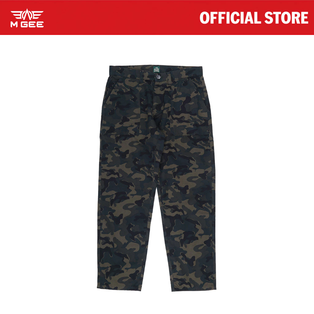 MGee Celana Panjang Pria Loreng Army Pants Camo Fisher