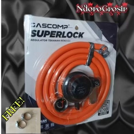 Selang Regulator Kompor Gas LPG Gascomp 915 Dengan Kualitas Superlock