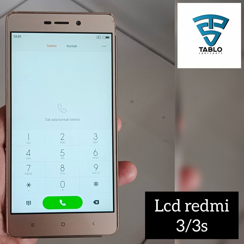 Lcd touchscreen frame xiaomi redmi 3 3s ori copotan hp