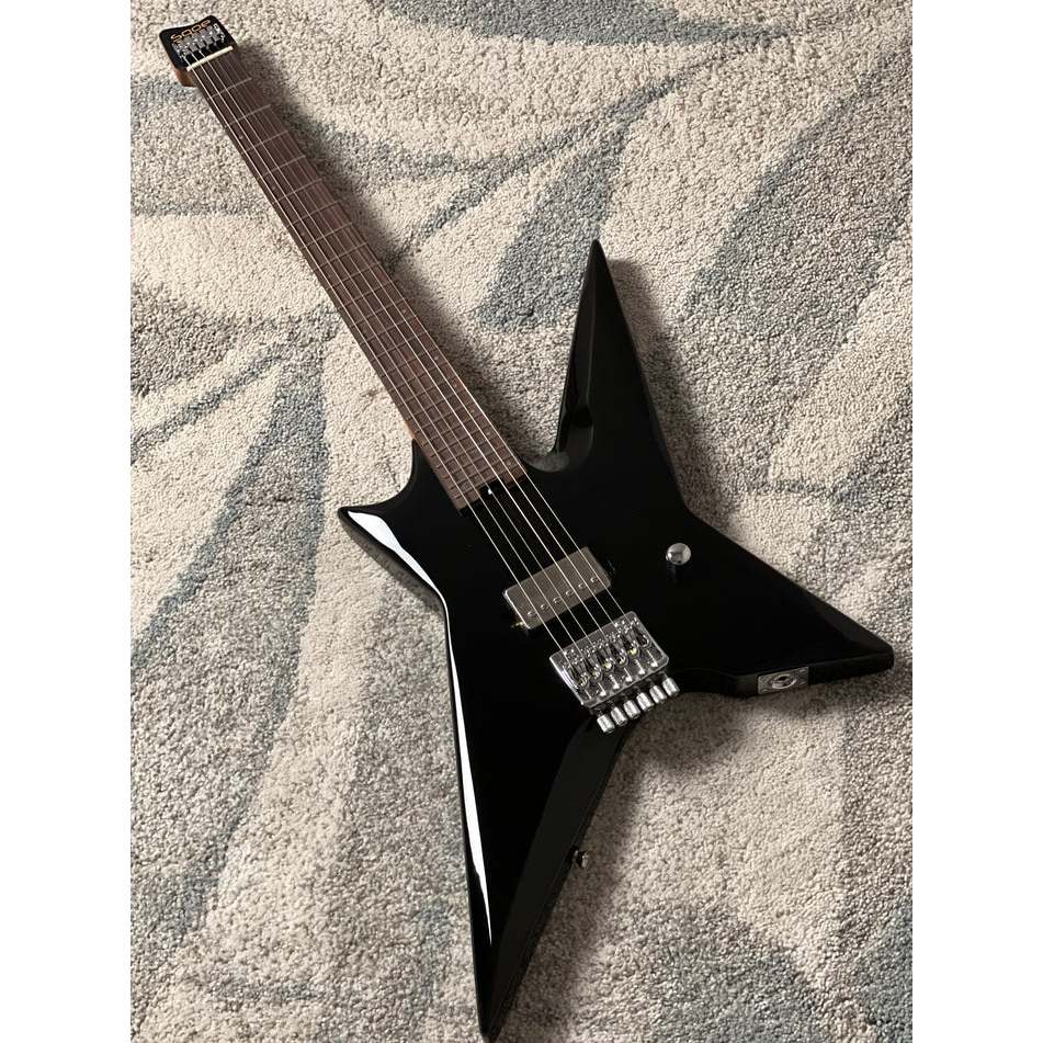 SQOE SEWT708 in Black Electric Guitar