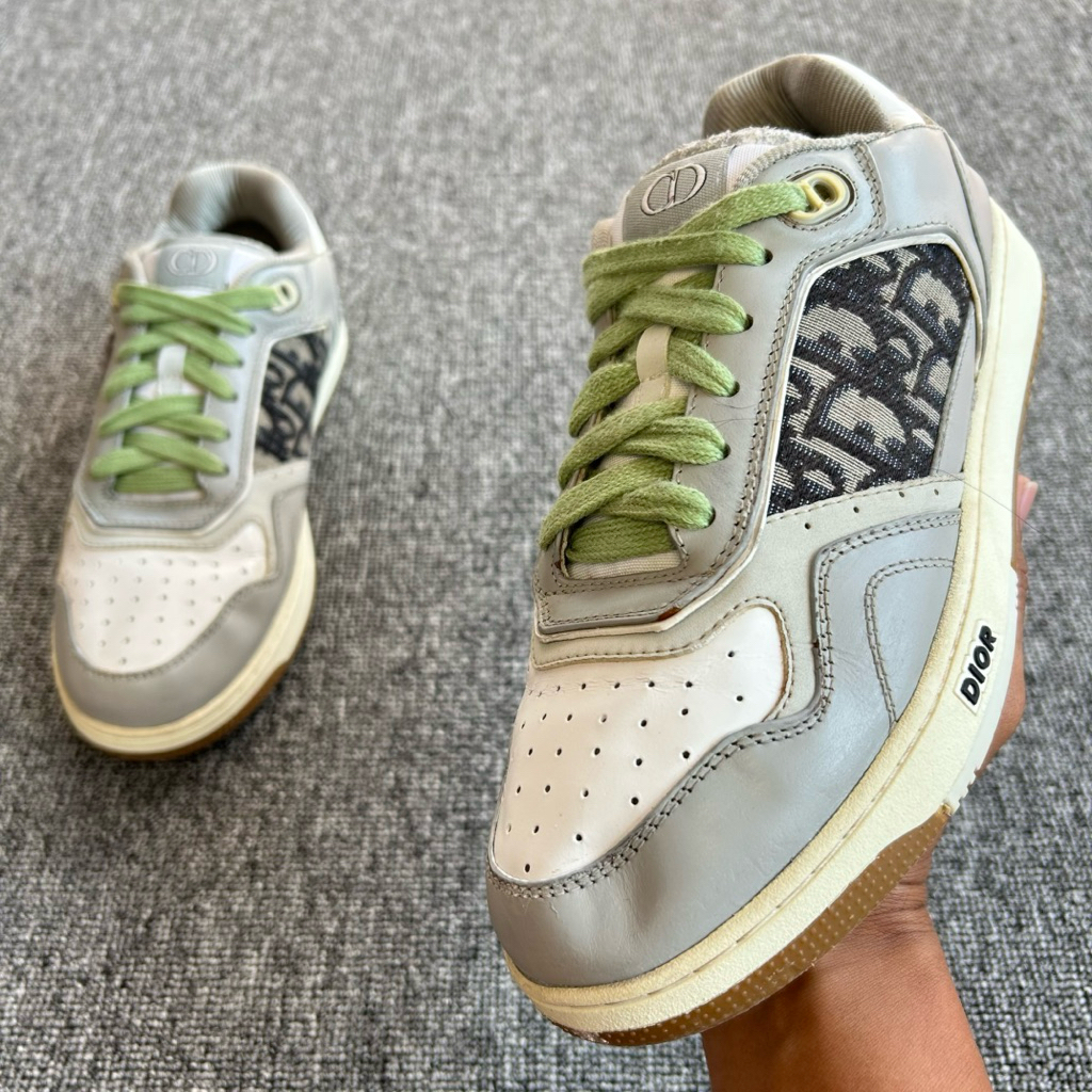 Sepatu DIOR B27 Low - Top Sneakers Size 40 Panjang Insole 25 cm