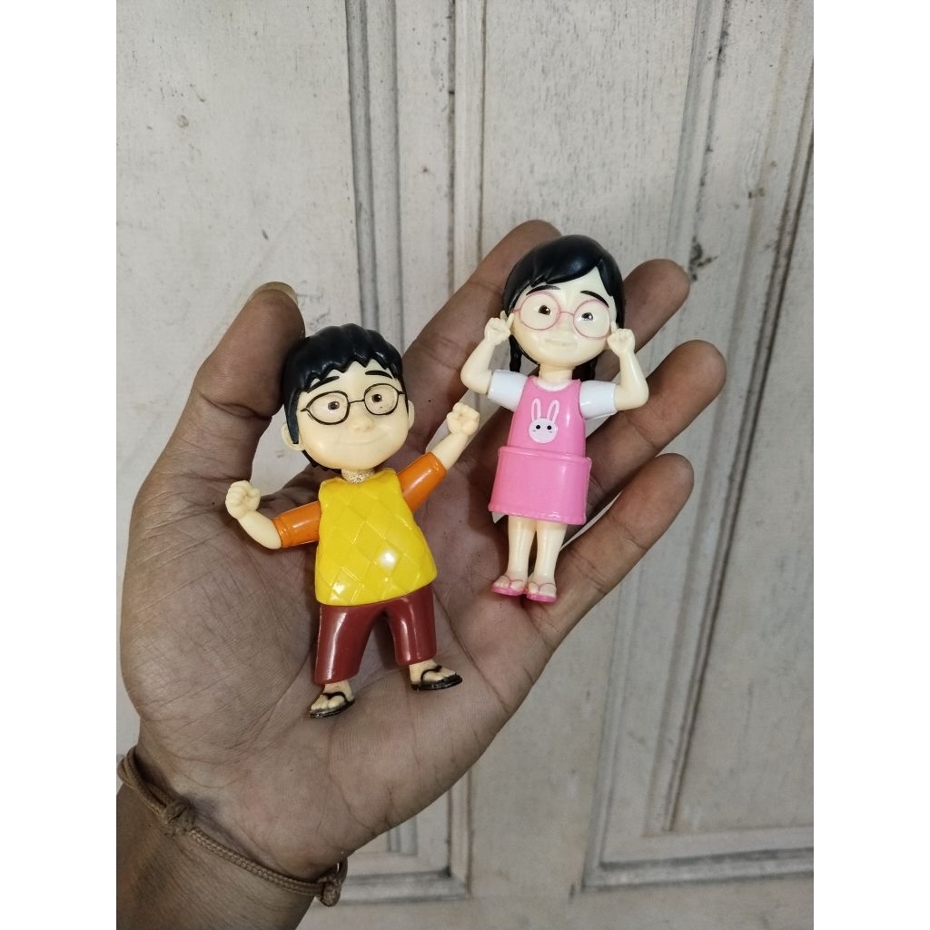 figure figur ehsan mei mei upin ipin bekas original