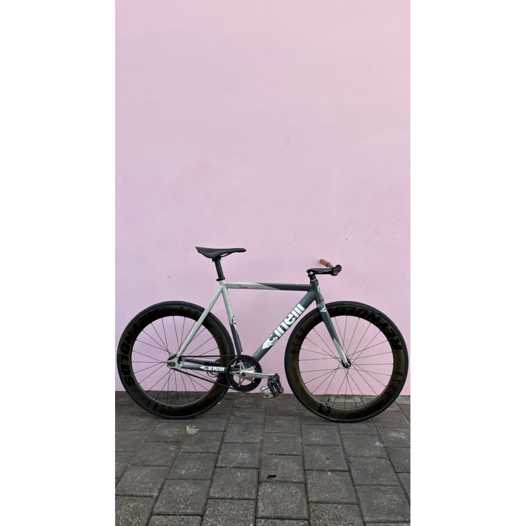 frameset cinelli mash benny gold grey