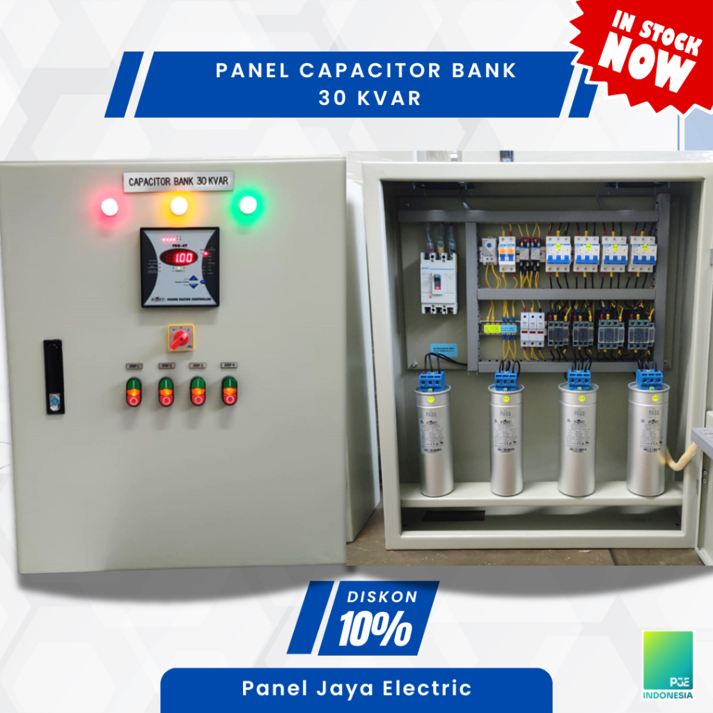 Panel Kapasitor Bank 30 KVAr - Capacitor Bank - Solusi Denda PLN & Hemat Listrik