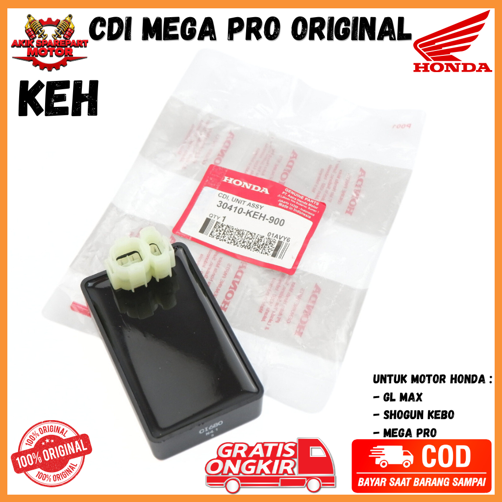 Cdi Mega Pro Original - Cdi Unit Assy KEH Motor Honda Mega Pro CDI GL Max - 3410-KEH-900 Akik Sperpa