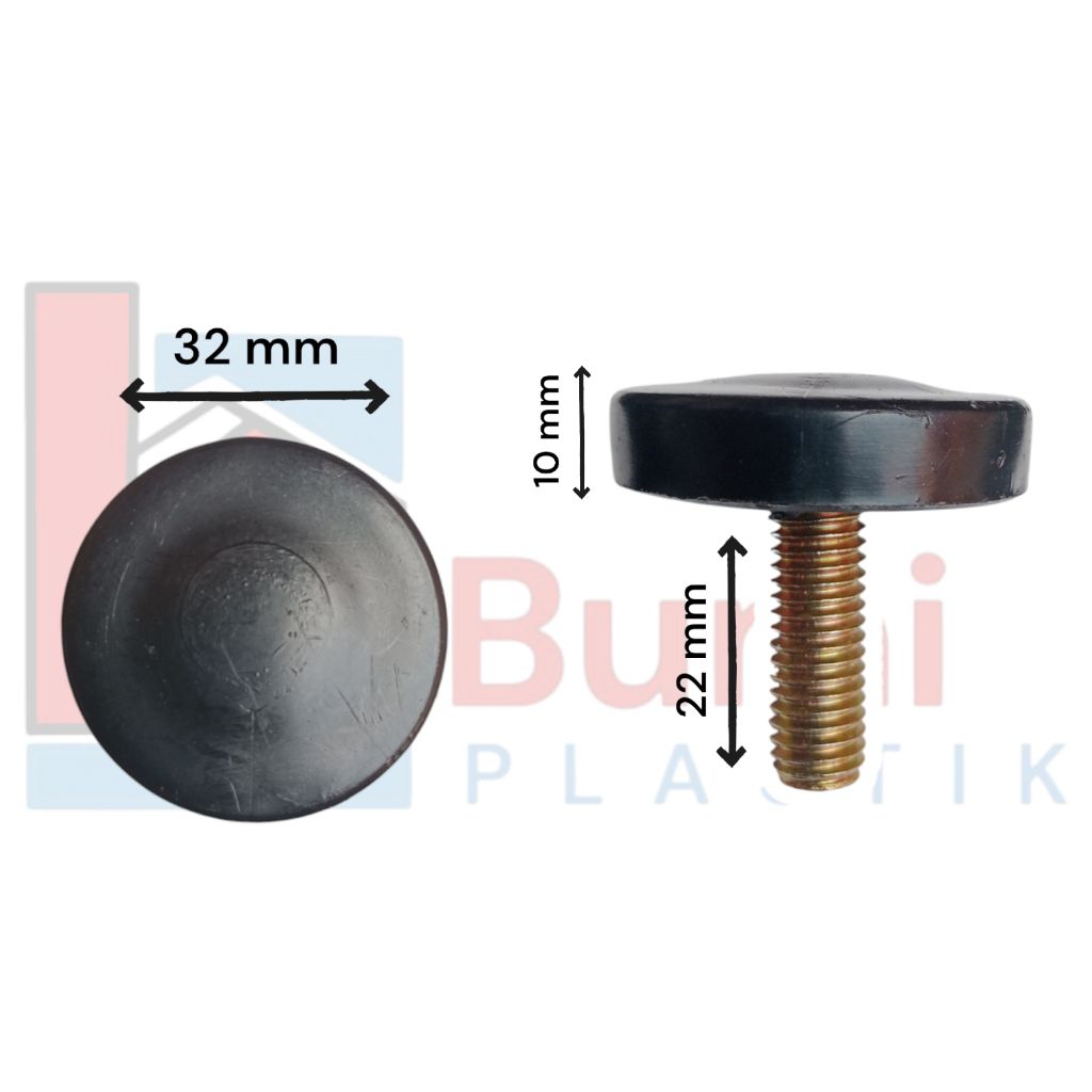 LEVELER M8 DIA 32MM/BAUT STABIL ALAS KAKI MEJA KURSI FURNITURE LAINNYA