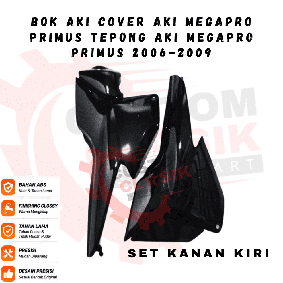 Bok aki Cover aki Megapro Primus tepong aki megapro primus 2006-2009 bok aki primus