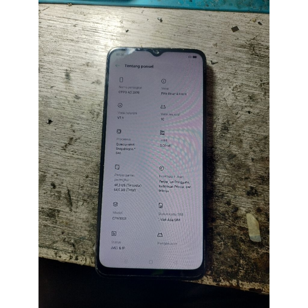 Oppo a5 2020 minus