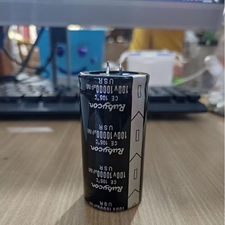 Elco 10000uf 100v Rubycon Hitam Silver Usr