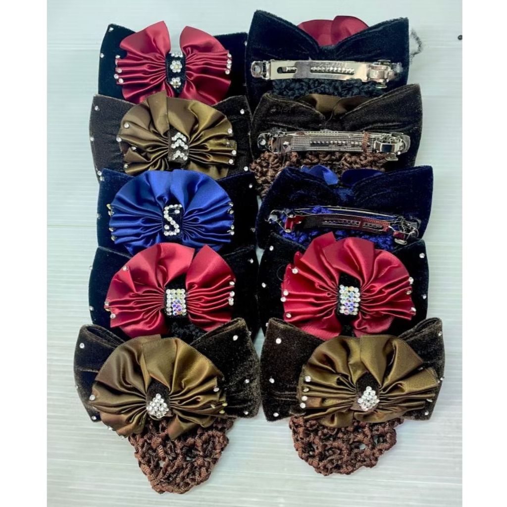harnet sanggul rambut wanita//harnet sanggul rambut bahan bludru//harnet sanggul harga untuk 1 pcs