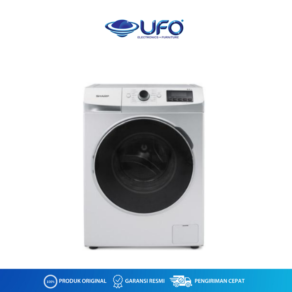 SHARP ESFL1073W Mesin Cuci 7Kg Front Loading
