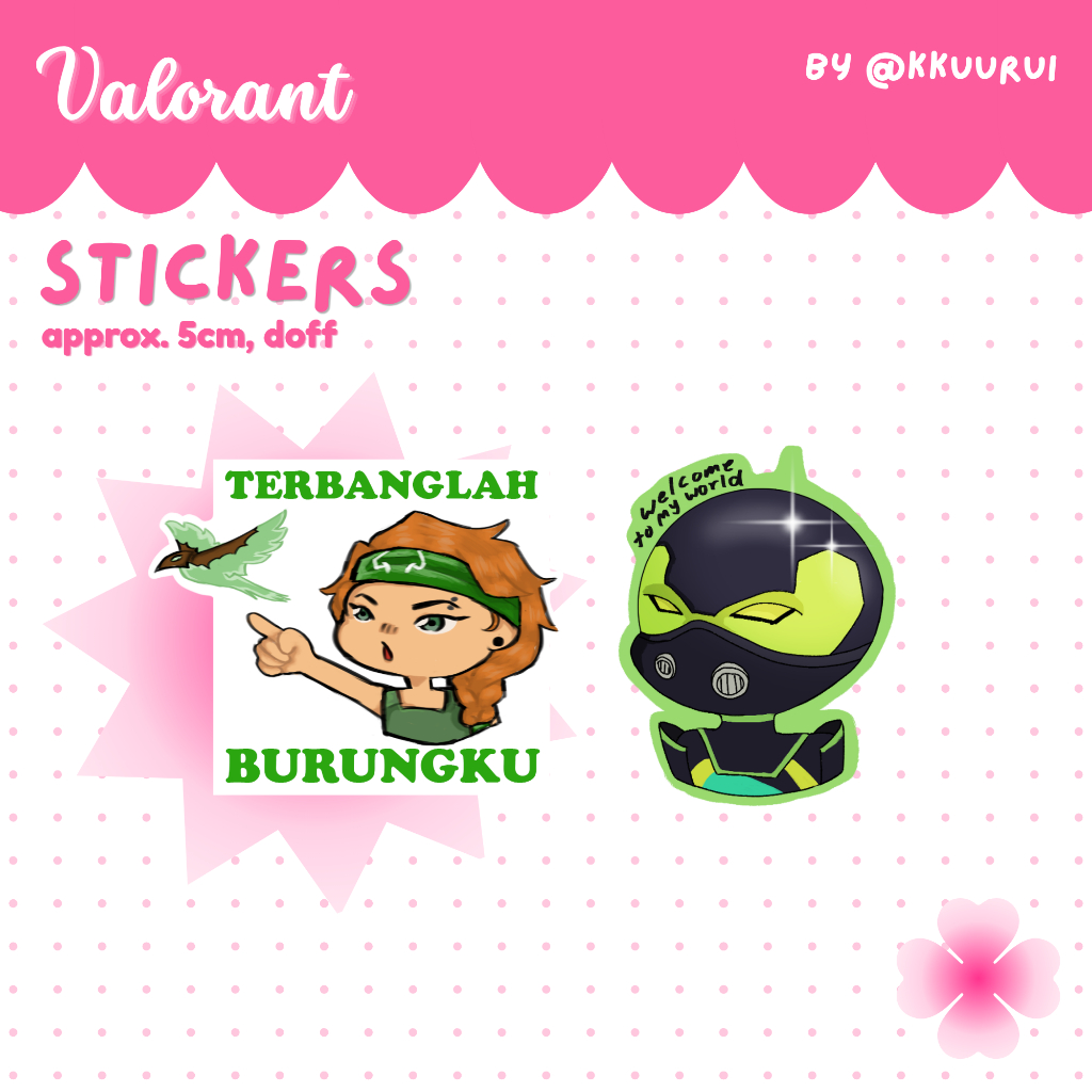VALORANT Skye and Viper Stickers