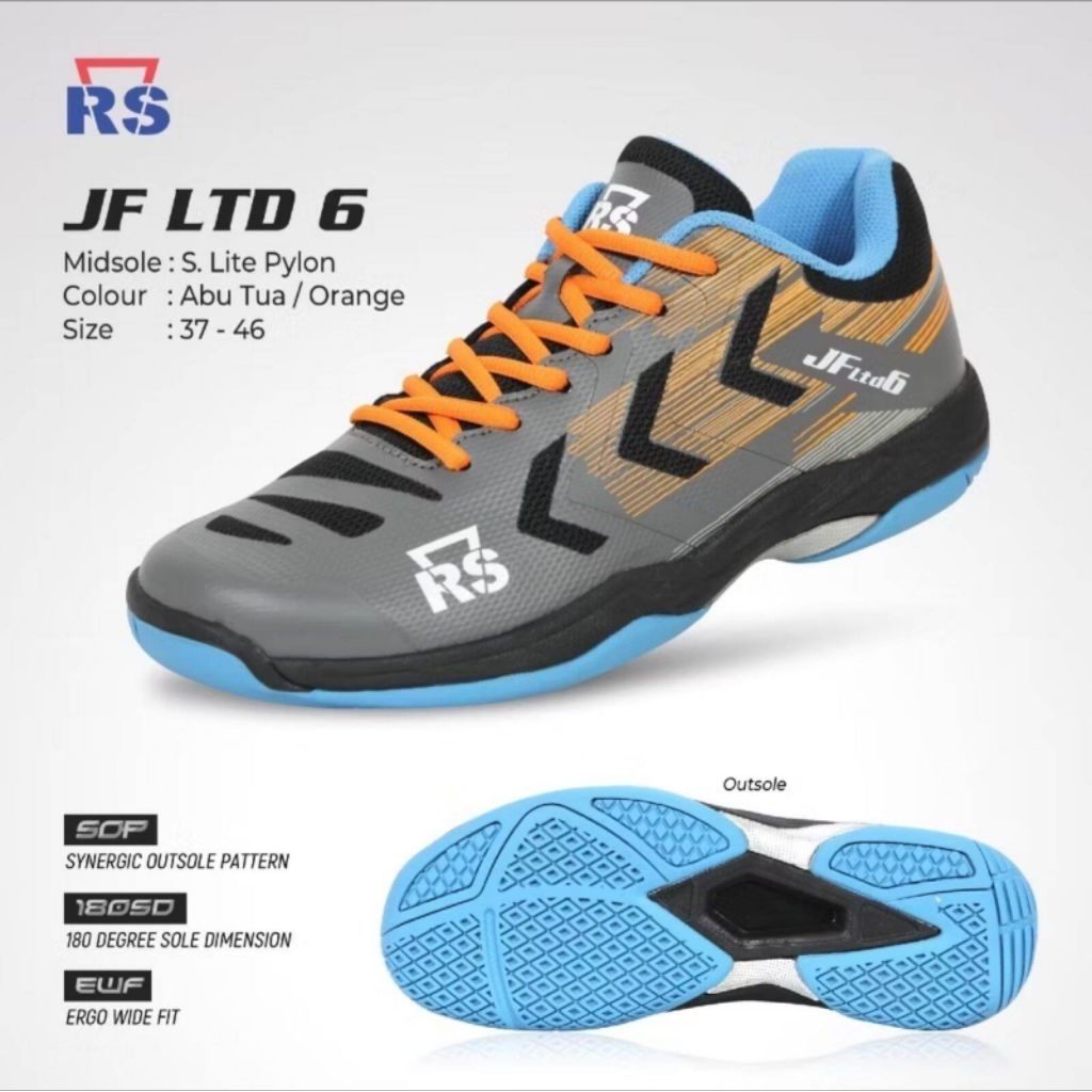 Sepatu Badminton RS JF 6 LTD | RS JF6 LTD Original