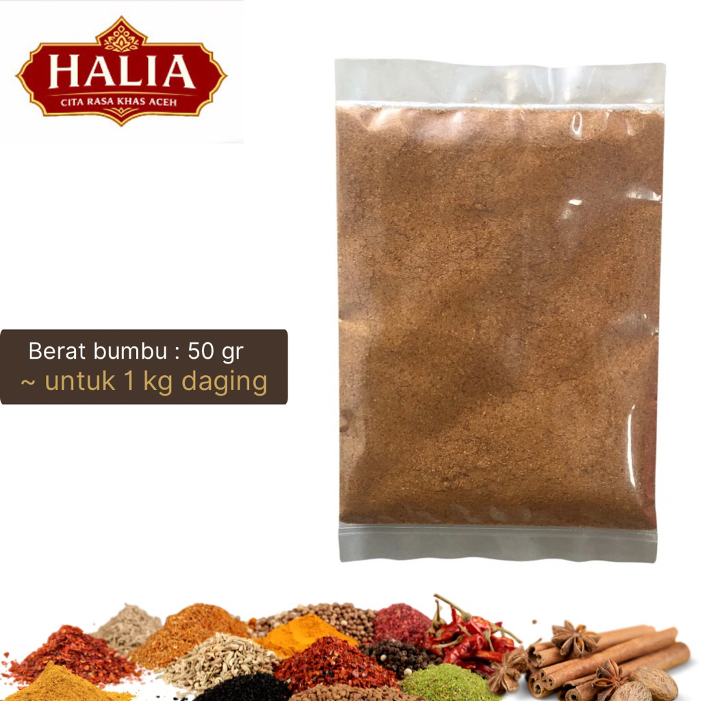 Bumbu kering Aceh kuah beulangong untuk 1 kg daging | 50 gr