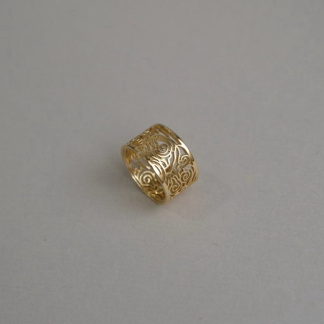 MEGA MENDUNG RING / CINCIN WANITA MOTIF BATIK MEGA MENDUNG / CINCIN MEGA MENDUNG / CINCIN ETNIK / CI