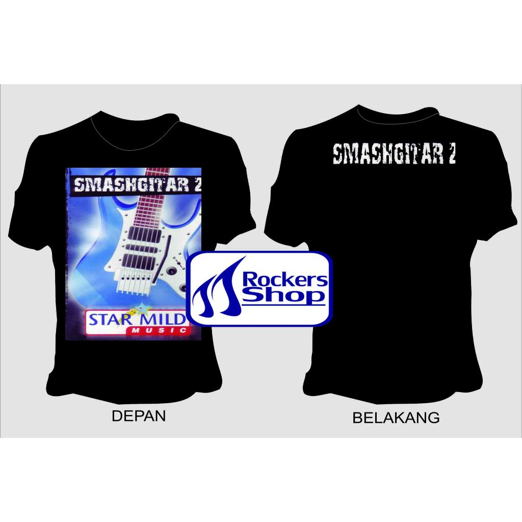 KAOS SMASH GITAR 2 DUA KOMPILASI GITARIS ROCK INDONESIA LAWAS LEGENDA
