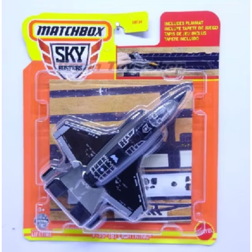 Mainan Diecast Matchbox F-35 B Lightning II Hitam