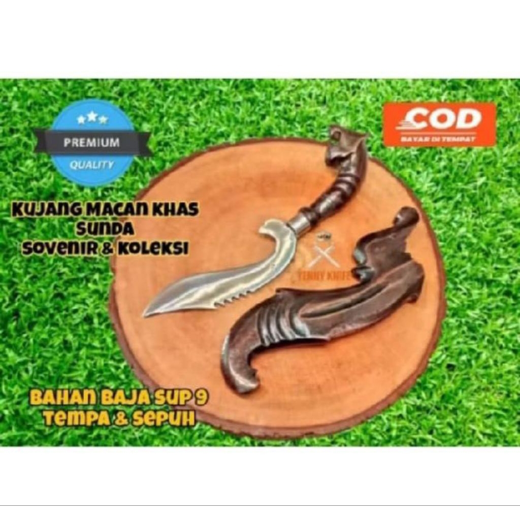 pasukan Kujang macan khas Sunda / kujang sovenir/ kujang asli/ kujang tradisional