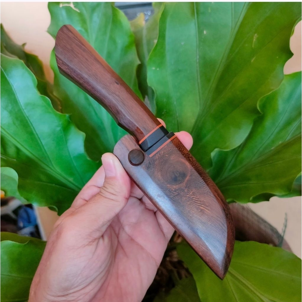 K110 handmade kitchen knife, Pisau dapur cantik super tajam dengan material baja Bohler K110 bisa un