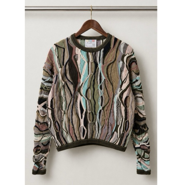 Vintage Knitwear COOGI Australia Authentic 3D Sweater Rajut Timbul