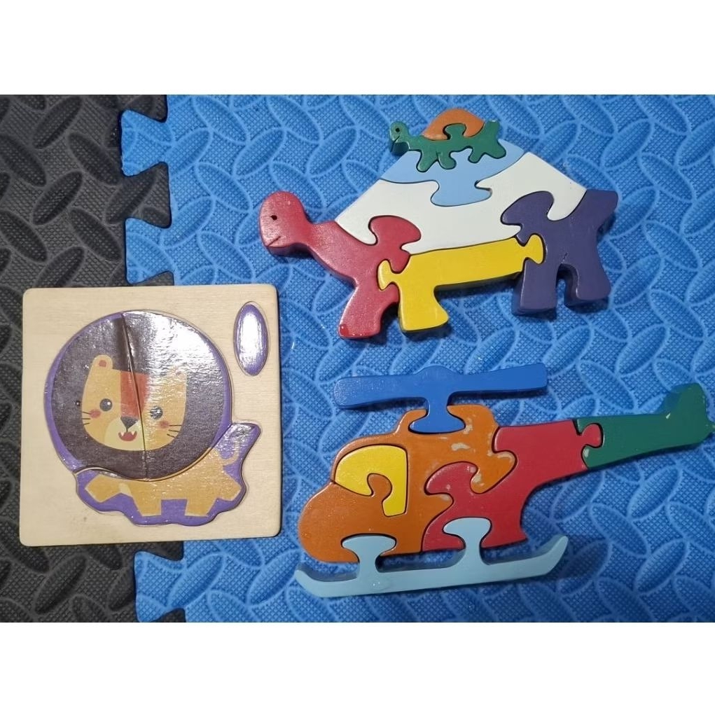 Mainan Puzzle Kayu preloved
