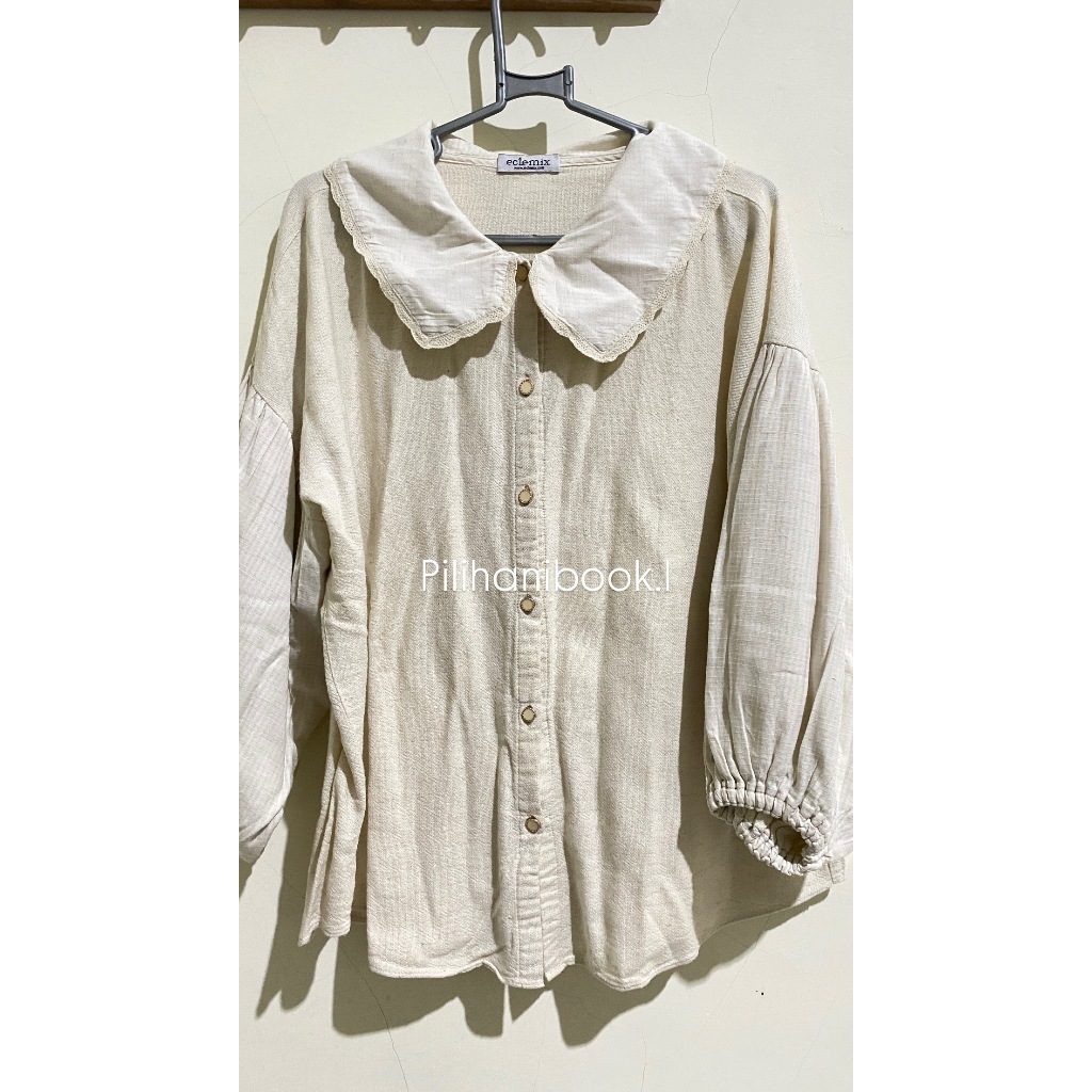 PRELOVED Kemeja Eclemix Warna Putih