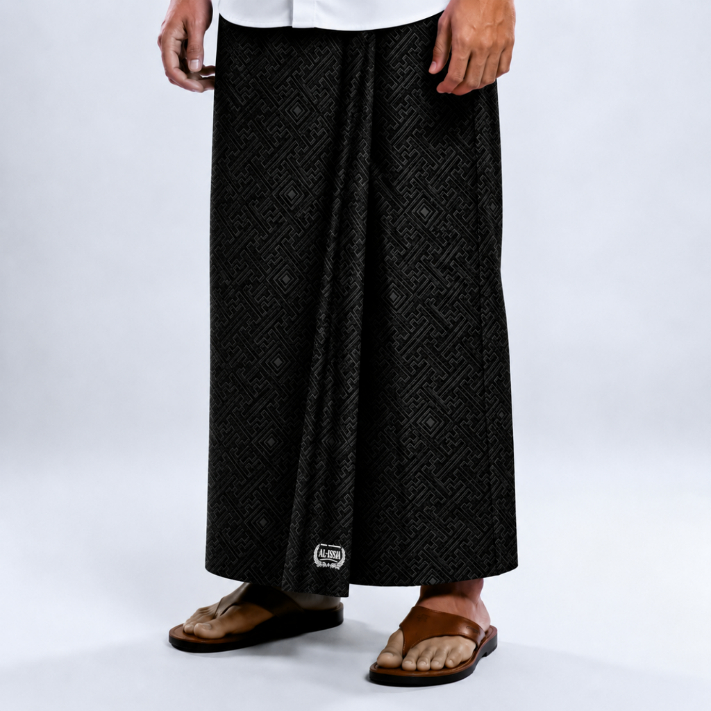 Sarung Emboss Pria Nyaman Dipakai Sholat Pakaian Muslim Cowok Santri Pesantren NU Muhammadiyah batik
