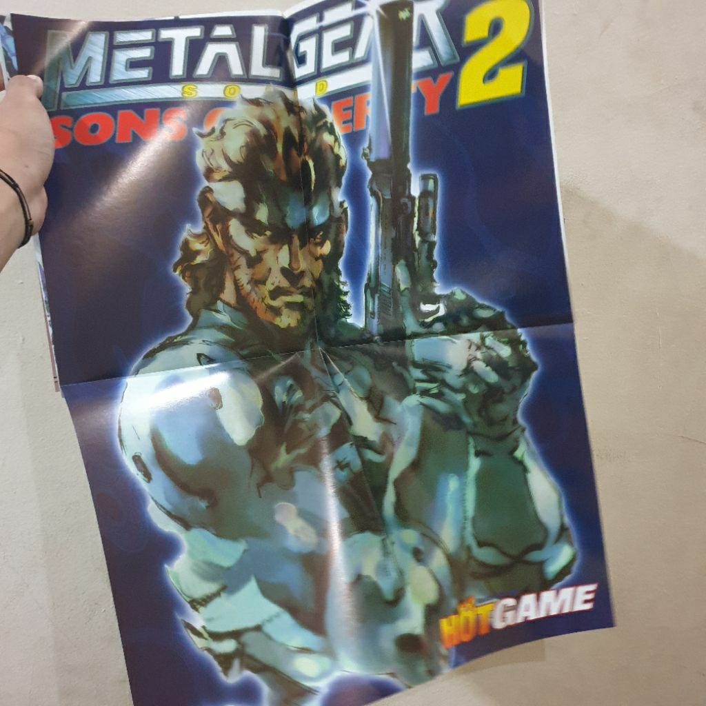 Majalah Game Vintage Lokal Hotgame Edisi 19 Juli 2000 cover Final Fantasy IX + BONUS POSTER METAL GE