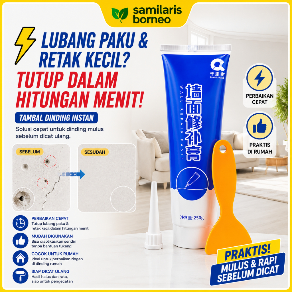 pasta penambal dinding cream instan waterproof wall repair pasta magic waterproof dinding penambal d