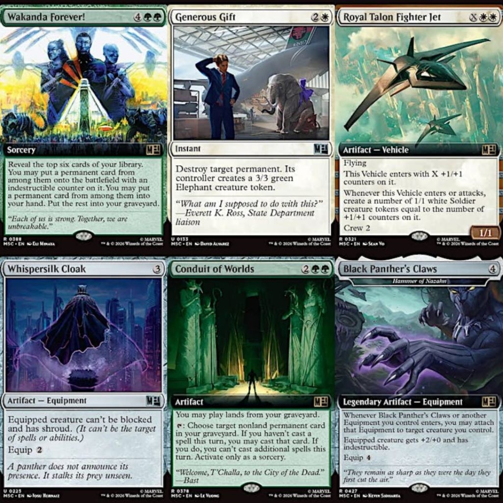 Marvel super heroes commander MSH MSC fantastic four doom prevails wakanda forever avengers assemble