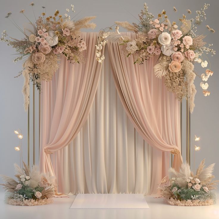 Kain Backdrop Dekorasi Bahan Furing Hyget Doff Lamaran ulang tahun aqiqah tinggi 3meter