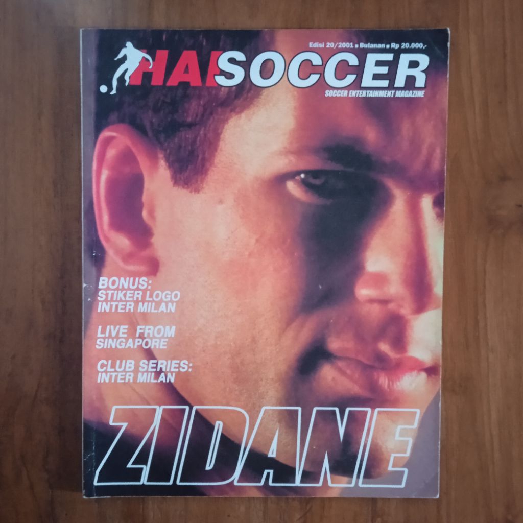 Majalah HAISOCCER Hai Soccer Edisi ZIDANE