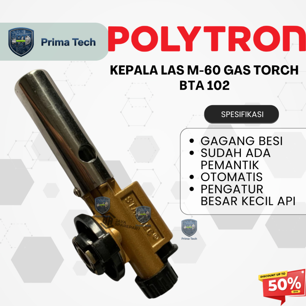 KEPALA LAS M-60 - GAS TORCH - ALAT LAS TEMBAGA - KEPALA LAS PORTABEL - KEPALA LAS GAS KALENG KARYAJA