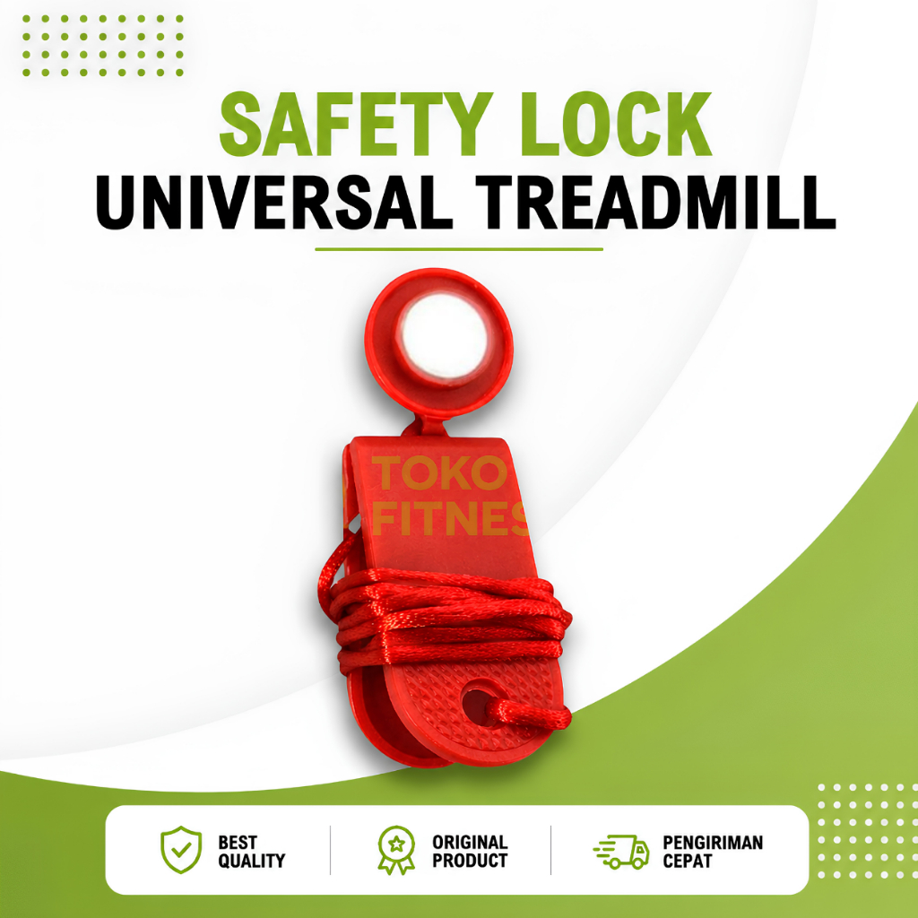 Safety Lock Treadmill Magnetic Universal Kecil | Kunci Treadmill Magnet | Universal Safety Key Tread