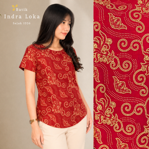 Batik Indra Loka - Women Blouse Batik 100% Cotton