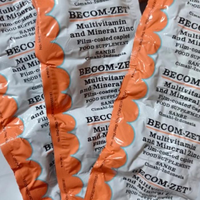 BECOM ZET STRIP MULTI VITAMIN UNTUK MASA PERYEMBUHAN