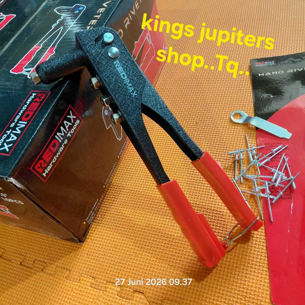 RIVET + 20PC MATA TANG RIPET REDIMAX RIVERTER RIFET RIPET ALAT