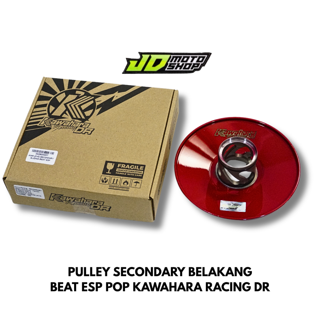 PULLEY SECONDARY BELAKANG BEAT ESP POP KAWAHARA RACING DR