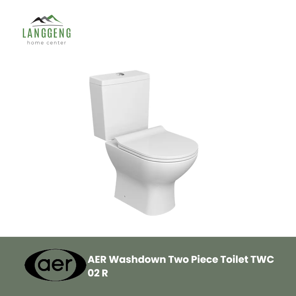 AER Toilet Seat Closet / Kloset Duduk Two piece / Couple - TWC 02R