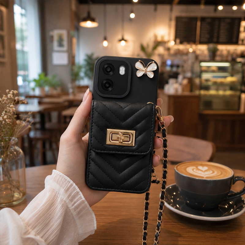 CASING HP DOMPET FASHION OPPO A6X - CASE HP DOMPET MURAH OP A6X - SOFTCASE DOMPET