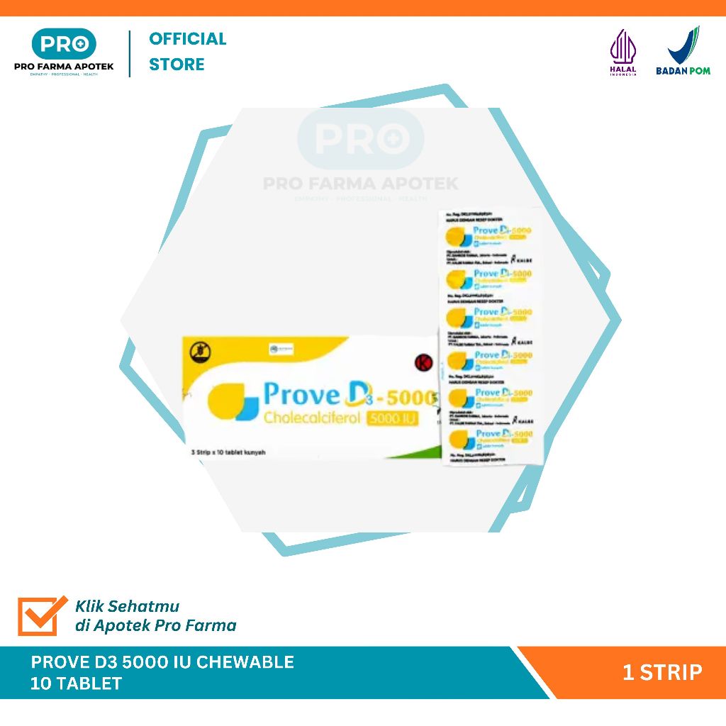 PROVE D3 5000 IU | SUPLEMEN KESEHATAN