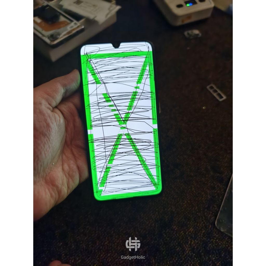 lcd samsung A70 plus frame original copotan