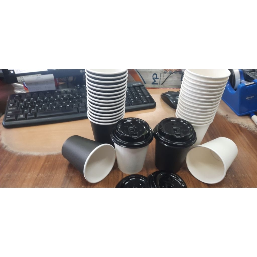 Hot Cup / Paper Cup 9 oz dan Lid dome Starindo