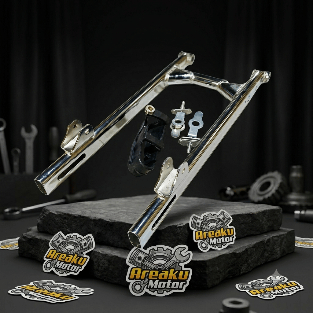 Swing Arm Supra Fit Lama Revo Blade Model W175 Long 55cm PNP Swingarm Oval Panjang Kualitas