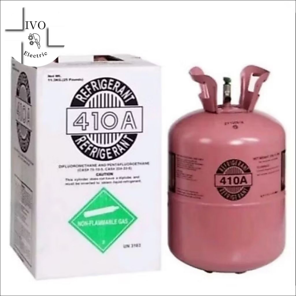 refrigerant R410/R410 a/R 410. isi 11,3 kg. segel pabrik