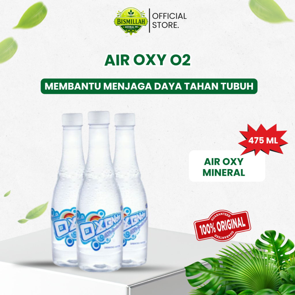 Oxygen Water 470ml | Air Minum Oksigen CJDW untuk Kesehatan