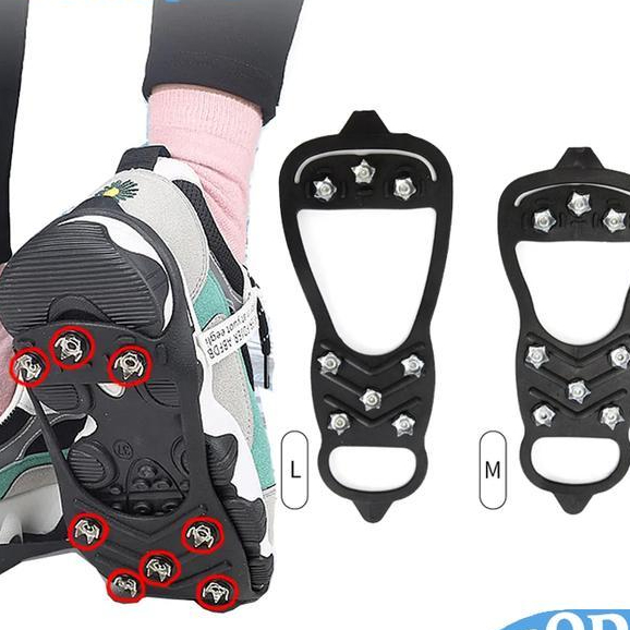 Ready Alas Sepatu Paku Anti Slip Alas Sepatu Salju Alas Sepatu Mendaki
